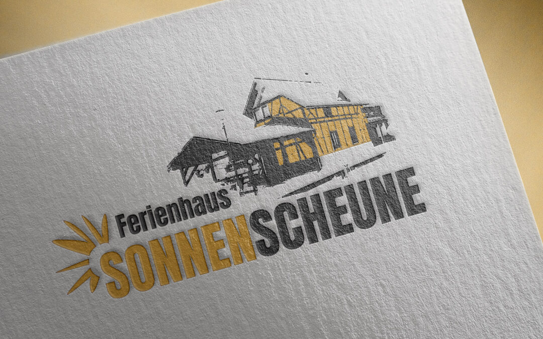 Logoerstellung Ferienhaus Sonnenscheune