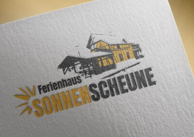Logoerstellung Ferienhaus Sonnenscheune