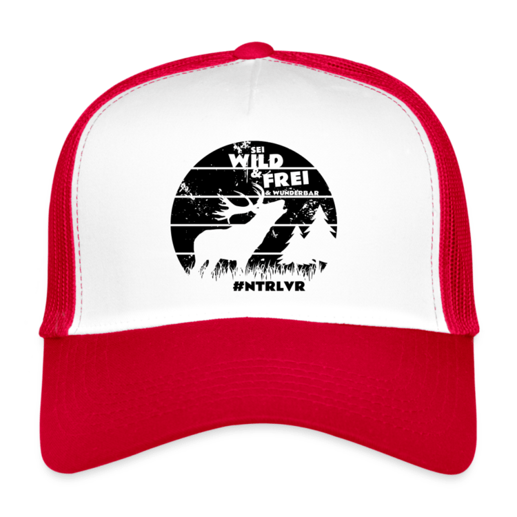 Trucker Cap mit "Sei wild & frei & wunderbar" Aufdruck – Bild 3