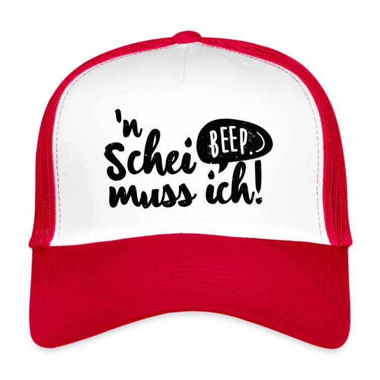 Trucker Cap mit “`n Scheiß muss ich!” Aufdruck. – Bild 3