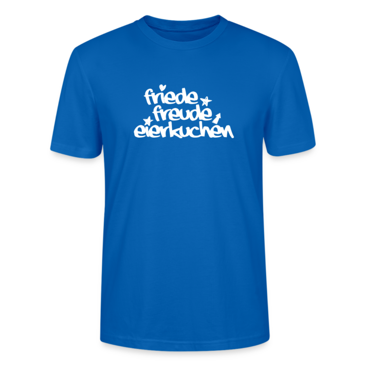 Frauen Bio-T-Shirt mit Friede, Freude, Eierkuchen Aufdruck – Bild 2