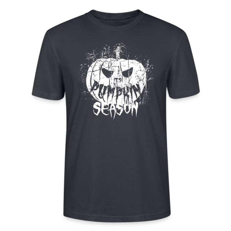 Männer Bio-T-Shirt mit It's Pumpkin Season Aufdruck – Bild 3