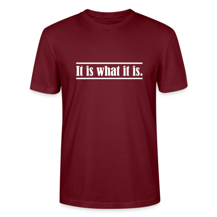 Frauen Bio-T-Shirt mit "It is what it is." Aufdruck – Bild 4